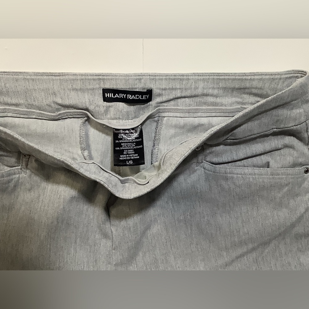 Hilary Radley Light Gray capri pant - Picture 3 of 3